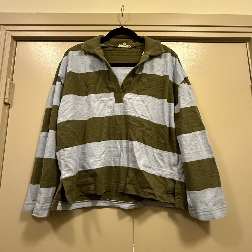 Madewell Striped Collared Shirt